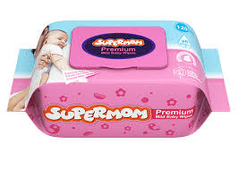 Supermom Mild Baby Wipes 120pcs