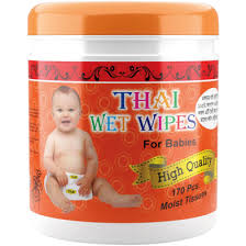 Thai Wet Wipes For Babies - 170 Pcs