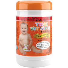 Thai Wet Wipes For Babies - 120 Pcs