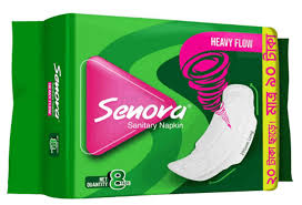 Senora Heavy Flow Sanitary Napkin 8 Pads