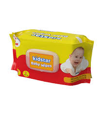 Kidstar Baby Wipes (Pouch) 120 Pcs