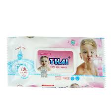 Thai Soft Baby Wipes 80's Pcs