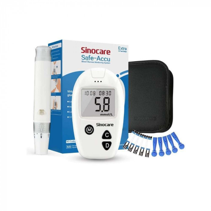 Sinocare Safe-Accu Blood Glucose Monitoring System